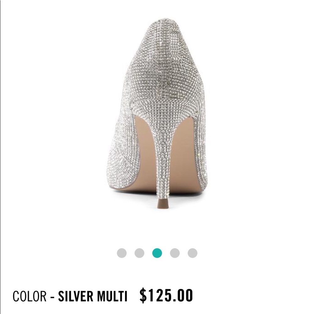 Size 8 Steve Madden Attract Rhinestone Heel - Picture 7 of 11